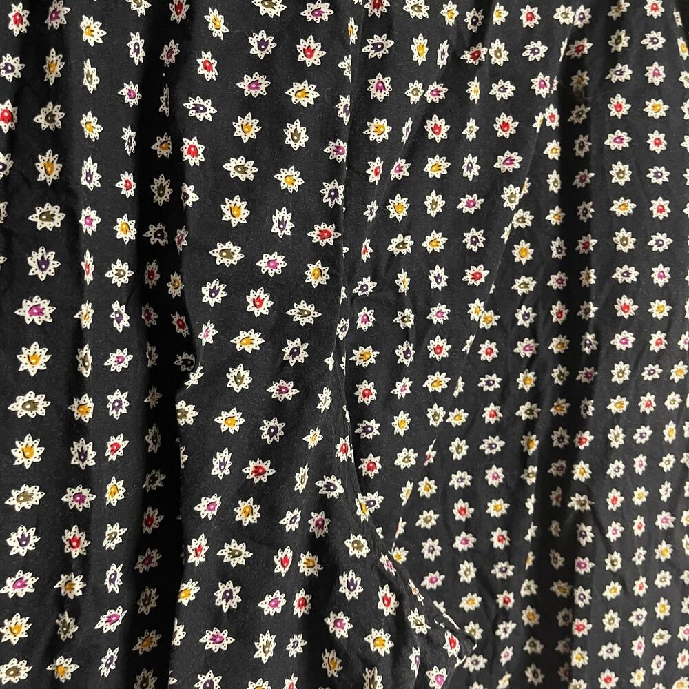 Chaus Sport All Over Floral Print Shorts Women's L Black VTG Festival Boho Vacay - Picture 10 of 15